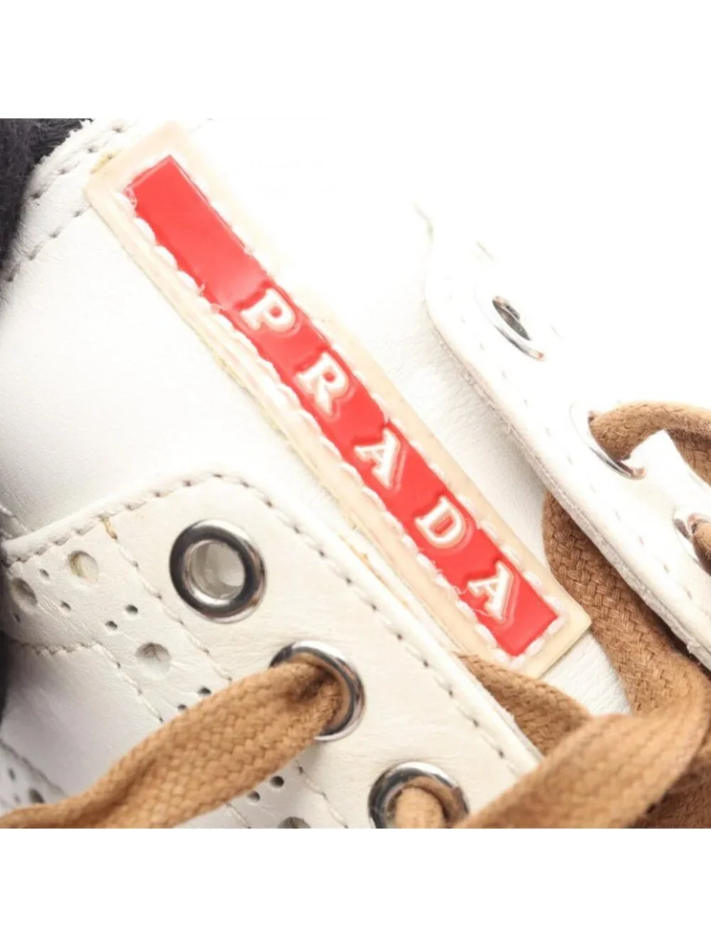 Prada Sport Linea Rossa Shoes Brogue Leather